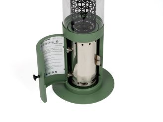 Monti HeatLine Ember pellet terrasverwarmer ø24cm (h: 58cm) - Green