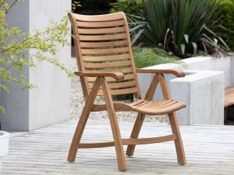 Sunyard Corby standenstoel - Natural Teak - Teakhout