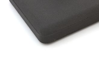 Parasolvoet 35kg beton - Vierkant/Antraciet voor buisdiktes ø25-44mm