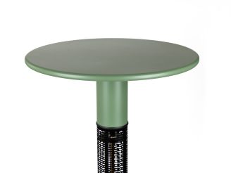 Monti HeatLine Vibe bartafel met terrasverwarmer 1500W ø60cm (h: 110cm) - Green