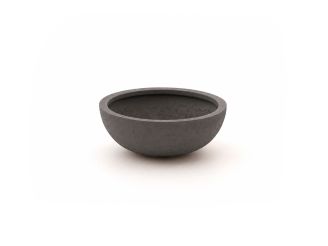 Designplants/Luca Lifestyle Rietgras kunstplant (h:165cm) met Terreno Bowl bloempot - Groen (UV Bestendig) (bloempot = Ash Brown)