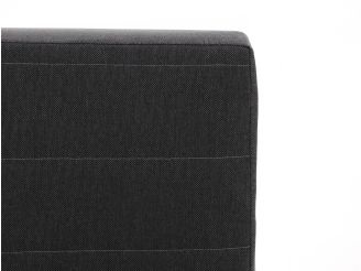Fiber tuinkussen laag 92x46cm - Dark Grey Melange