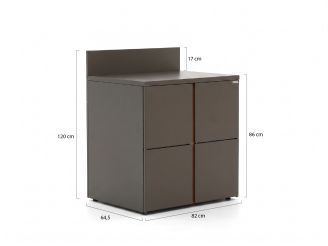 Kees Smit Brava Tuinkast 82x64,5x101cm - Green