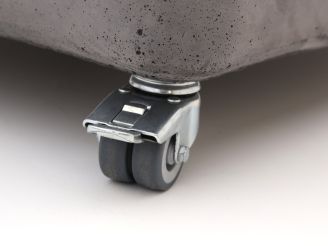 Parasolvoet verrijdbaar 160kg beton t.b.v. Glatz Sunwing Casa - Vierkant/Antraciet