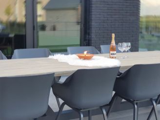 Hartman Sophie Element dining tuinstoel - Grijs - Antraciet - Kunststof