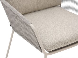 SUNS Punta dining tuinstoel - Taupe - Naturel - Bruin - Rope (touw)
