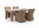 Intenso Milano/ROUGH-X 200cm dining tuinset 5-delig
