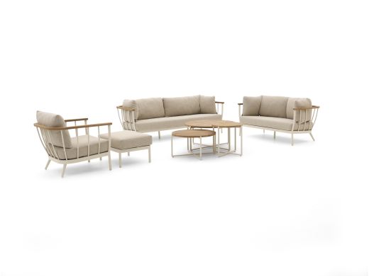 Apple Bee Condor stoel-bank loungeset 7-delig 6-zits