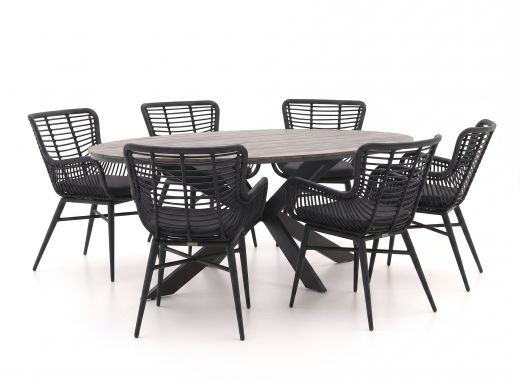 Intenso Asti/Fidenza ovaal 220cm dining tuinset 7-delig