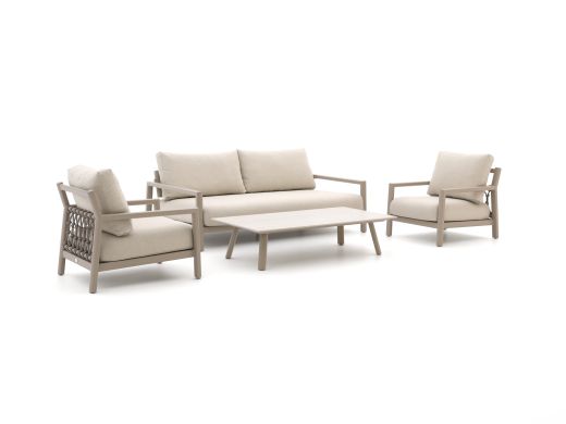 Tierra Outdoor Oasis stoel-bank loungeset 4-delig verstelbaar