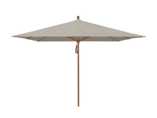 Glatz Piazza parasol ø 300cm - Taupe (151) (excl. voet) (Frame = Teak look)