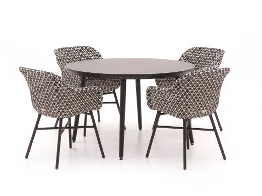 Hartman Delphine/Sophie Studio ø128cm dining tuinset 5-delig