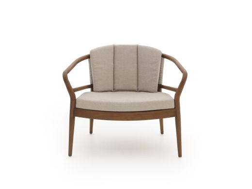 Bellagio Brasimone lounge tuinstoel - Natural Teak - Teakhout
