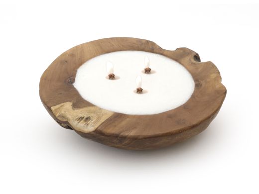 Tierra Outdoor Bowl buitenkaars ø 40cm - Teak
