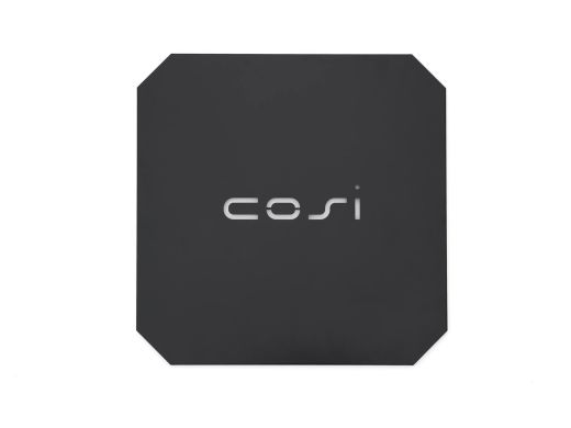 Cosi Coverplate t.b.v. Square glass set size L - Black