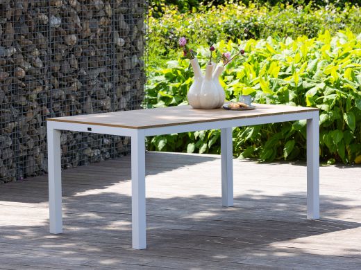 Forza Ripi/Fidenza 160cm dining tuinset 5-delig stapelbaar