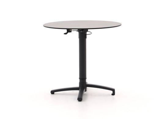 Bellagio Canzo klaptafel Ø80 (h:73/109cm) verstelbaar