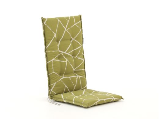 Madison tuinkussen hoge rug 120x50cm - Graphic Green Natural Outdoor Finishing