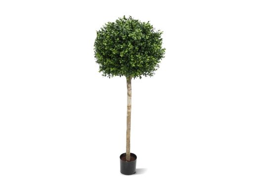 Designplants/Luca Lifestyle Buxus bol kunstboom (h:110cm) met Grigio Tall Balloon bloempot - Groen (UV bestendig) (bloempot = Anthracite)