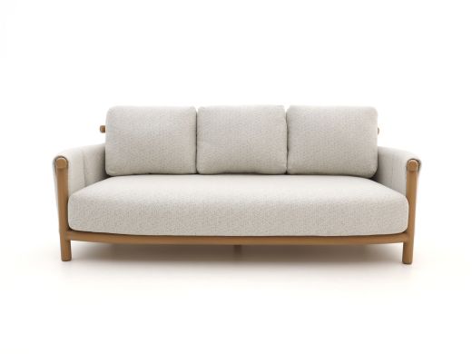 Bellagio Calcinelli lounge tuinbank 3-zits 209.5cm - Teak Look (incl. kussens Natural)
