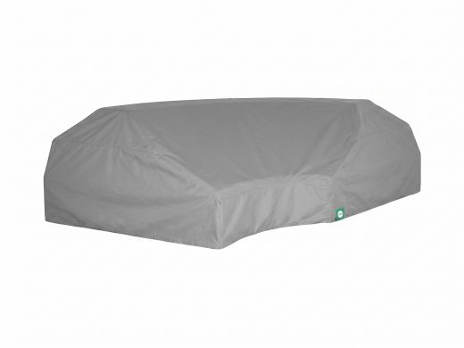 SUNS Tuinmeubelhoes S24 Blocchi lounge hoekmodule 2-zits 277x120x87cm - Mid Grey