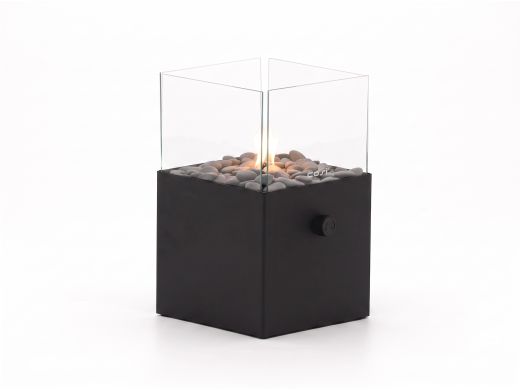 Cosiscoop Square gaslantaarn 20x20cm (h:30cm) - Black