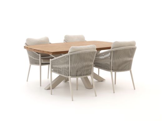 Bellagio Mineo/Induno deens Ovaal 180cm dining tuinset 5-delig
