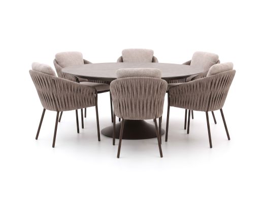 SUNS Nappa/Nova ø170cm dining tuinset 7-delig