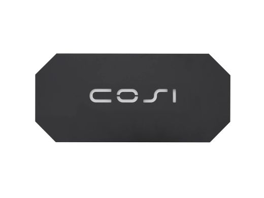 Cosi Coverplate t.b.v. Straight glass set - Black