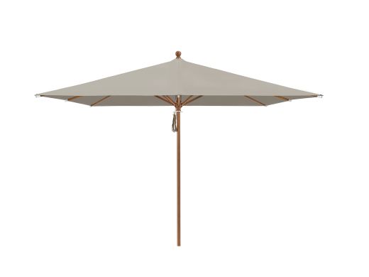 Glatz Piazza parasol 250x250cm - Taupe (151) (excl. voet) (Frame = Teak look)