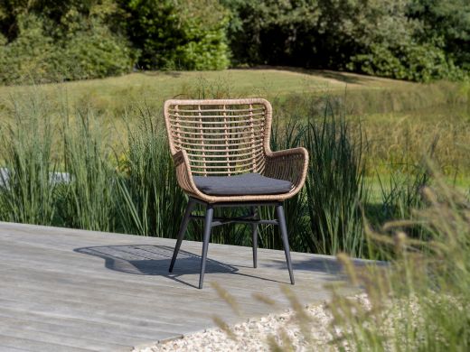 Intenso Asti/Rough-Y Ellips 240cm dining tuinset 7-delig