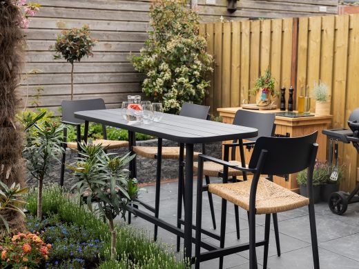 Bellagio Cino 175cm barset 5-delig stapelbaar