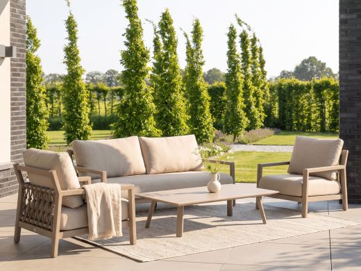 Tierra Outdoor Oasis stoel-bank loungeset 4-delig