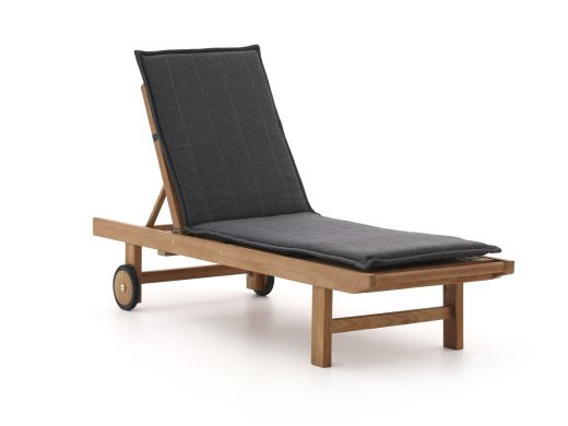 Tuinkussen voor ligbed 200x60cm - Dark Grey Melange