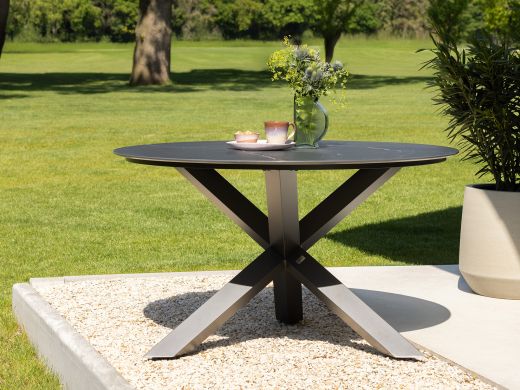 Bellagio Lodola dining tuintafel ø 130cm - Sintered stone