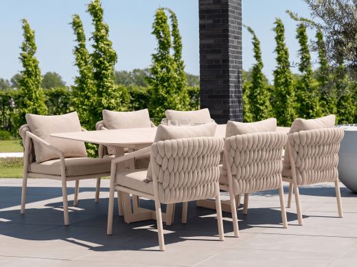 SUNS Sato/Palermo 240cm dining tuinset 7-delig
