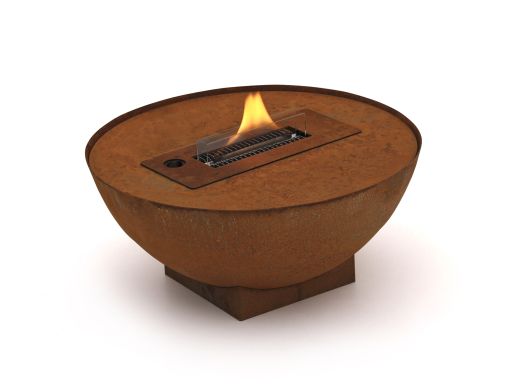 Tenderflame Prometheus 80 haard ø77,5cm (h:30cm) - Cortenstaal (incl. cover)