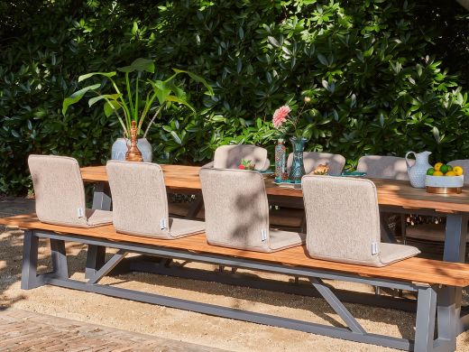 SUNS Viëste rugleuning voor tuinbank - Beachy Bouclé