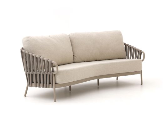 Tierra Outdoor Nuri lounge tuinbank 3-zits 227cm - Champagne (incl. kussens)