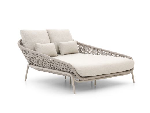 SUNS Casto daybed - Taupe - Naturel - Bruin - Rope (touw)