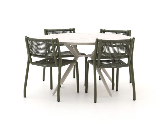 Manifesto Misurina/Sora ø127cm dining tuinset 5-delig