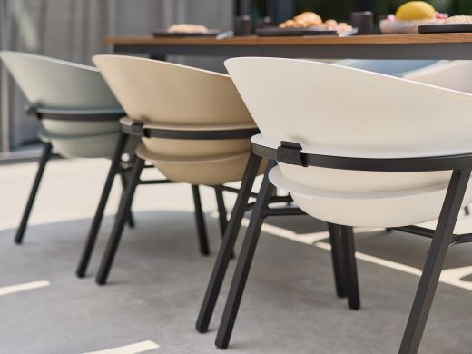 Hartman Tubb dining tuinset 185cm 5-delig verstelbaar