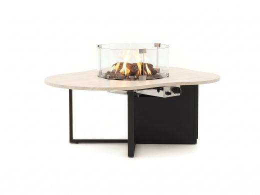 Cosiloft Novi lounge vuurtafel 125x102x50cm - Aluminium