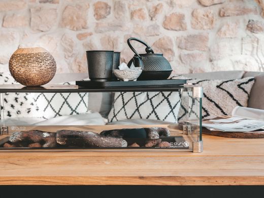 Cosi Coverplate t.b.v. Straight glass set - Black