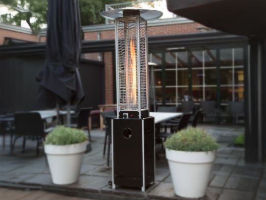 Sunred Flame Torch Gas staande terrasverwarmer - Black