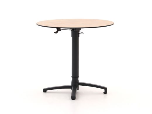 Bellagio Canzo klaptafel Ø80 (h:73/109cm) verstelbaar