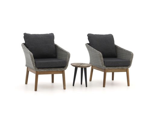 Intenso Borgetto/ROUGH-K ø40cm balkon loungeset 3-delig