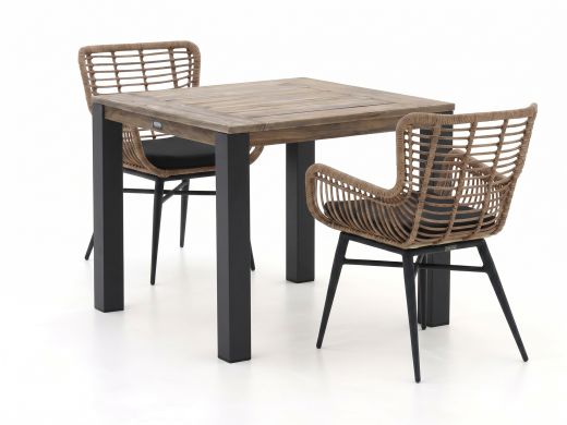 Intenso Asti/ROUGH-S 90cm dining tuinset 3-delig