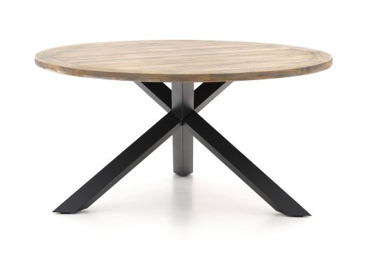 ROUGH-Y dining tuintafel ø 150cm (h:75cm) - Teakhout