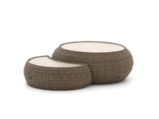 Intenso Santa Ninfa lounge tuintafelset ø 101cm/41x82x22cm